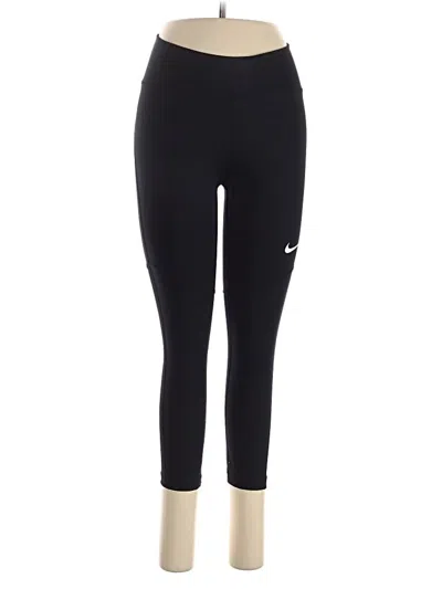 Pre-owned Nike Yoga Pants In Black