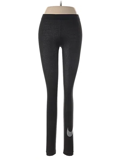 Pre-owned Nike Yoga Pants In Black