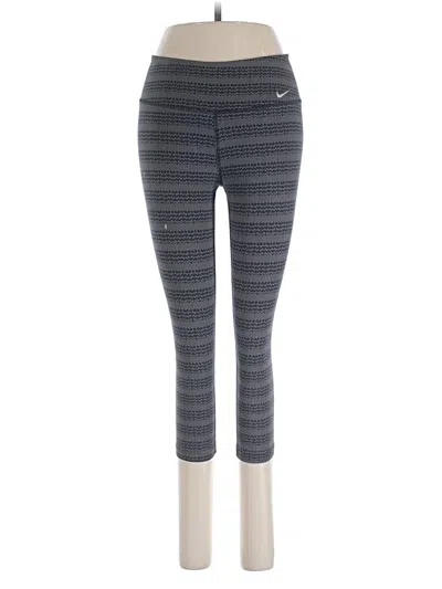 Pre-owned Nike Yoga Pants In Blue