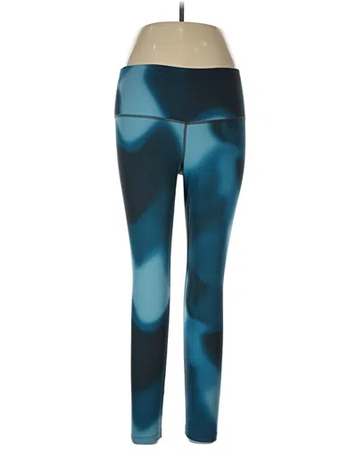 Pre-owned Nike Yoga Pants In Blue