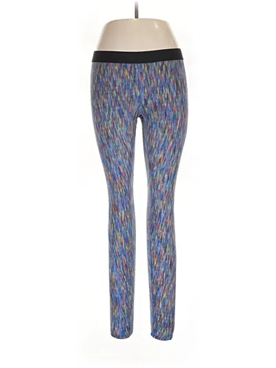 Pre-owned Nike Yoga Pants In Blue
