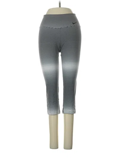 Pre-owned Nike Yoga Pants In Gray