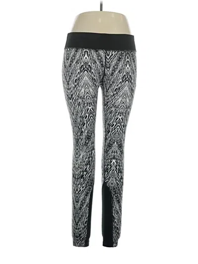 Pre-owned Nike Yoga Pants In Gray