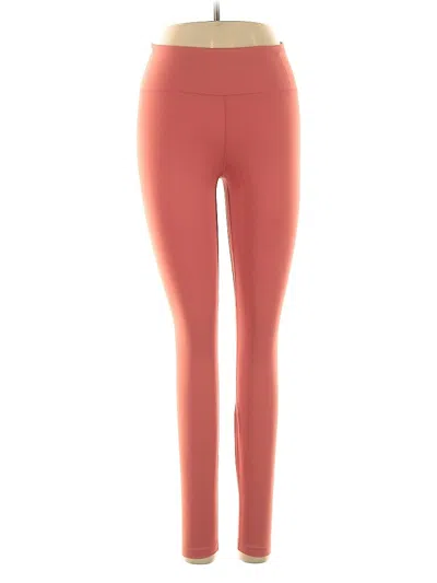 Pre-owned Nike Yoga Pants In Orange