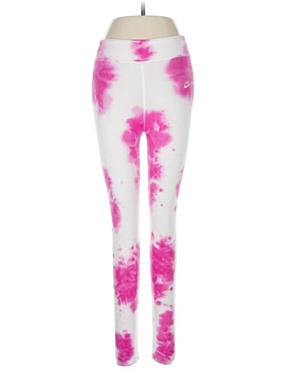 Pre-owned Nike Yoga Pants In Pink