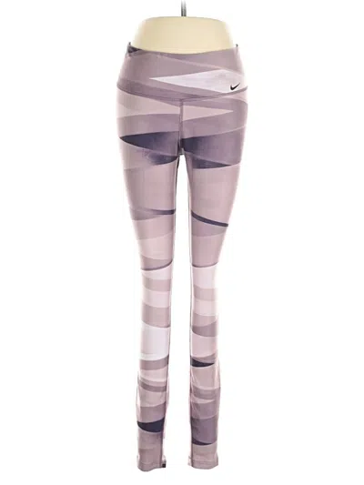 Pre-owned Nike Yoga Pants In Purple