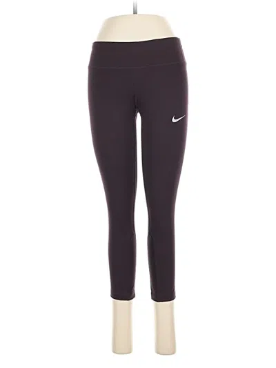 Pre-owned Nike Yoga Pants In Purple