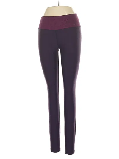 Pre-owned Nike Yoga Pants In Purple