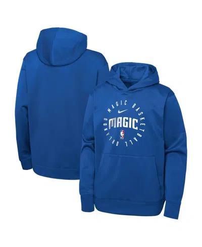 Nike Youth Blue Orlando Magic Performance Practice Spotlight Pullover Hoodie