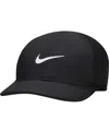 Nike Youth Boys And Girls  Black Featherlight Club Performance Adjustable Hat In Black