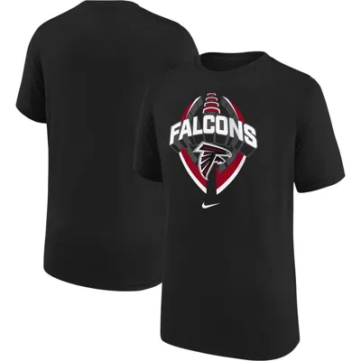 Nike Kids' Youth  Black Atlanta Falcons Icon Legend T-shirt
