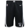 NIKE YOUTH NIKE BLACK BROOKLYN NETS SWINGMAN PERFORMANCE SHORTS – ICON EDITION