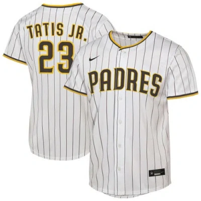 Nike Kids' Youth  Fernando Tatis Jr. White San Diego Padres Home Replica Player Jersey In Multi