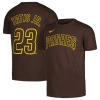 NIKE YOUTH NIKE FERNANDO TATIS JR. BROWN SAN DIEGO PADRES HOME PLAYER NAME & NUMBER T-SHIRT