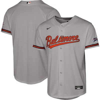 Nike Kids' Youth   Gray Baltimore Orioles 2025 Mlb All-star Game Road Replica Jersey