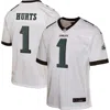 Nike Jalen Hurts Philadelphia Eagles Big Kids'  Dri-fit Nfl Football Jersey In White