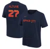 NIKE YOUTH NIKE JOSE ALTUVE NAVY HOUSTON ASTROS FUSE CITY CONNECT NAME & NUMBER T-SHIRT