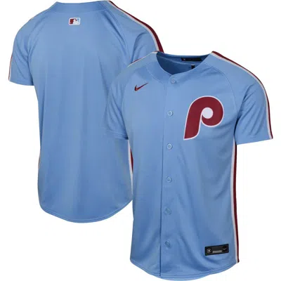 Nike Kids' Youth  Light Blue Philadelphia Phillies Alternate Limited Jersey