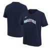 NIKE YOUTH NIKE NAVY CHICAGO CUBS CITY CONNECT WORDMARK T-SHIRT