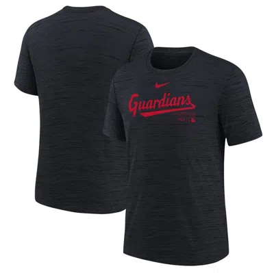 Nike Kids' Youth  Navy Cleveland Guardians Authentic Collection Practice Performance T-shirt