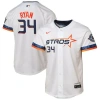 Nike Youth  Nolan Ryan White Houston Astros 2025 City Connect Limited Player Jersey In White