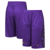 NIKE YOUTH NIKE PURPLE LOS ANGELES LAKERS COURTSIDE STARTING FIVE TEAM SHORTS