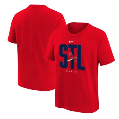 Nike Kids' Youth  Red St. Louis Cardinals Scoreboard T-shirt