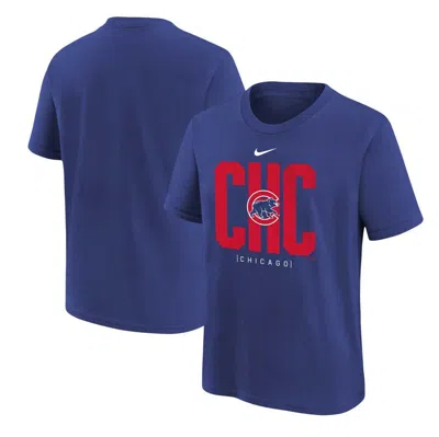 Nike Kids' Youth  Royal Chicago Cubs Scoreboard T-shirt