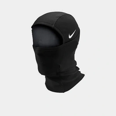Nike Kids'  Youth Pro Hyperwarm Hood Polyester/spandex In Black