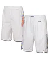 Nike Youth White Denver Nuggets 2024/25 City Edition Swingman Performance Shorts In White
