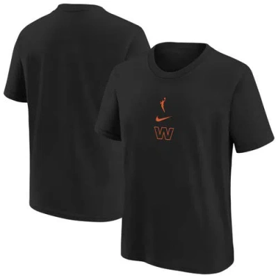 Nike Kids' Youth  Black Wnba Essential Logo T-shirt