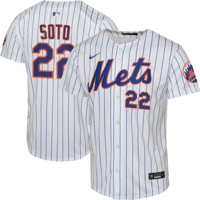 Nike Kids' Youth Juan Soto White New York Mets Home Limited Player Jersey