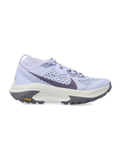 Nike Zegama Trail Sneaker With Zoomx Cushioning And Vibram Traction In Purple