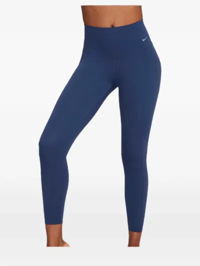 Nike Zenvy 7/8 High-waisted Leggings In Blue