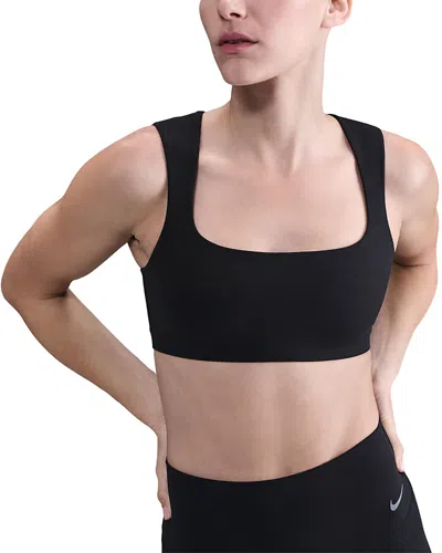 NIKE ZENVY CUT OUT SQUARE NECK BRA
