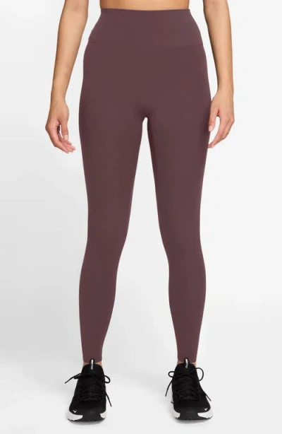 Nike Zenvy Dri-fit High Waist 7/8 Leggings In Brown
