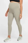 Nike Women's Zenvy (m) Gentle-support High-waisted 7/8 Leggings With Pockets (maternity) In Light Army