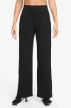 Nike Zenvy Dri-fit High Waist Wide Leg Pants In Black