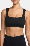 Nike Zenvy Dri-fit Open Back Sports Bra In Multi