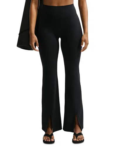 Nike Zenvy Dri-fit High Waisted Flared Leggings In Black