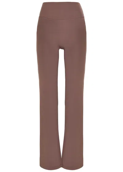 Nike Zenvy Flared-leg Infinasoft Leggings In Purple