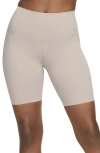 Nike Women's Zenvy Gentle-support High-waisted 8" Biker Shorts In Brown