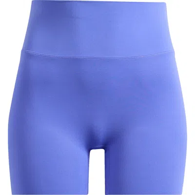 Nike Zenvy Gentle Support High Waist Biker Shorts In Blue