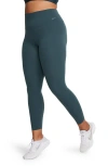 Nike Zenvy Gentle Support High Waist Pocket Ankle Leggings In Deep Jungle/black
