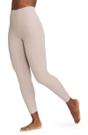 Nike Zenvy Gentle Support High Waist Pocket Ankle Leggings In Diffused Taupe/black