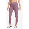 Nike Zenvy Gentle Support High Waist Pocket Ankle Leggings In Purple