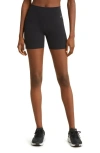 Nike Zenvy Gentle-support High-waisted 5-inch Biker Shorts In Blue