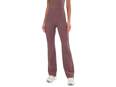 Nike Zenvy Gentle-support High-waisted Flared Leggings In Brown