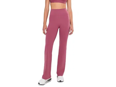 Nike Zenvy Gentle-support High-waisted Flared Leggings Women's Workout Pink Smoke/white: Sm (us 4-6) 5, N