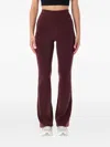 Nike Zenvy High-waisted Flared Leggings In Red